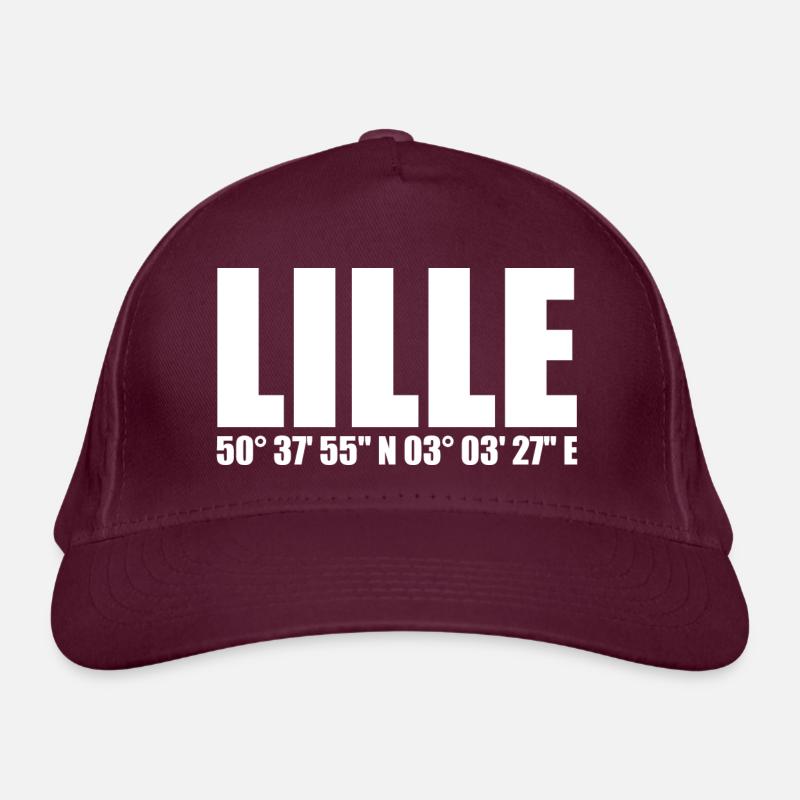 Lille Coordinates Organic Baseball Cap