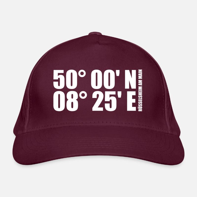 Coordonnées de Rüsselsheim am Main Casquette classique bio