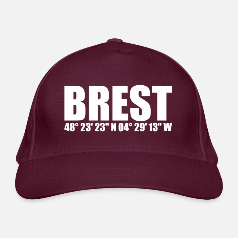 Coordonnées de Brest Casquette classique bio