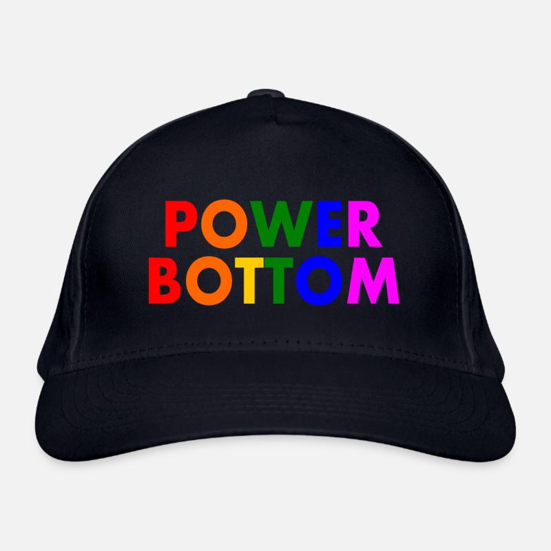 Power bottom Organic Baseball Cap