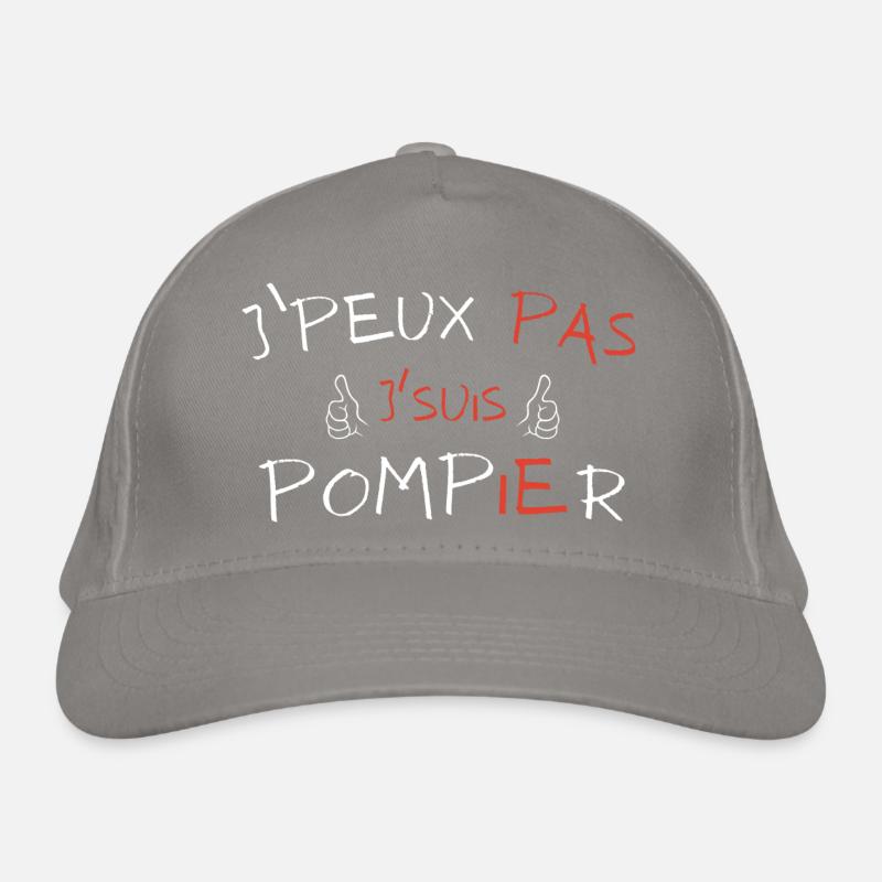 J'peux pas j'suis Pompier Casquette classique bio