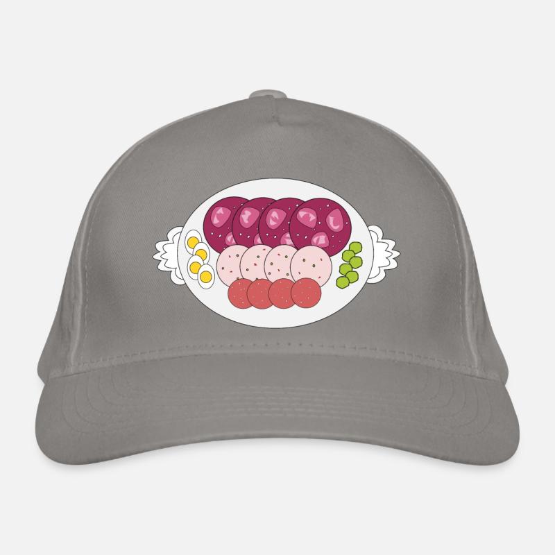 Sausage platter Organic Baseball Cap