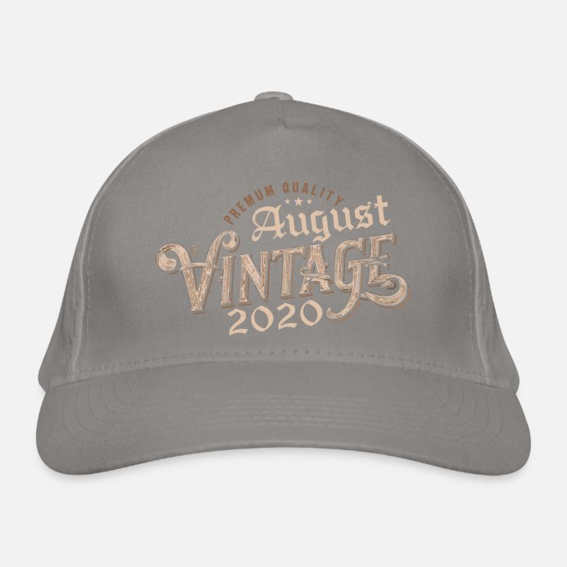 Geschenk August 2020 Geburtstag August 2020 August Bio-Baseballkappe