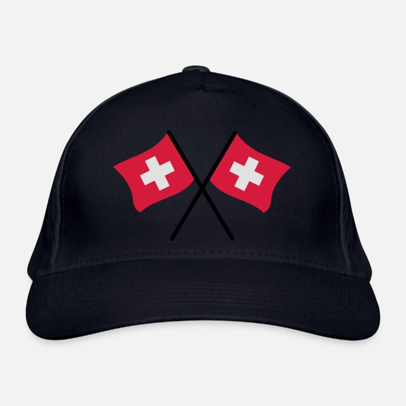 Drapeau suisse Casquette classique bio