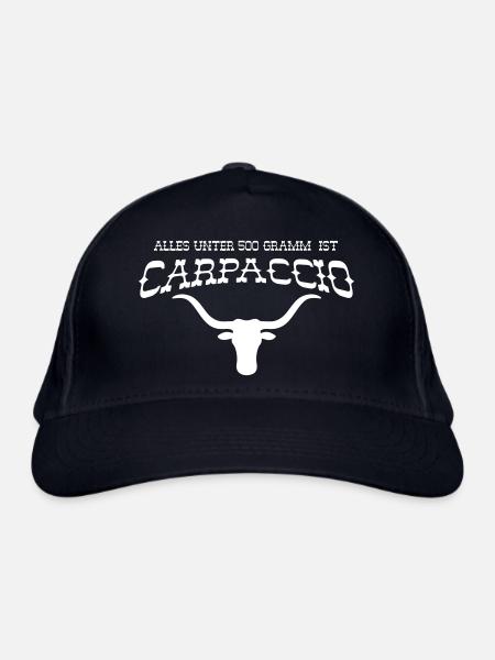 Alles Carpaccio... - Bio-Baseballkappe - Navy