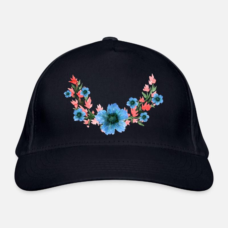flower Organic Baseball Cap