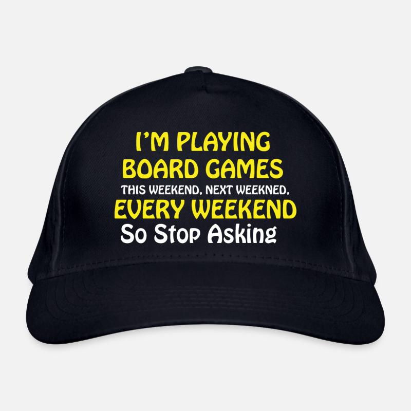 Jeu de société Chess Backgammon Game Night Casquette classique bio