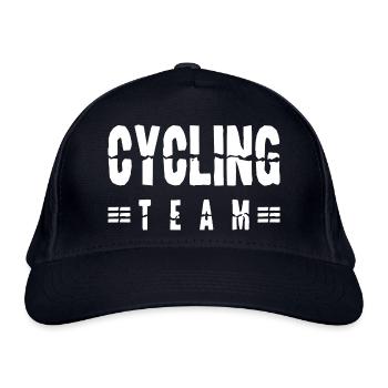 Cycling Team - Bio-Baseballkappe - Navy - Vorne