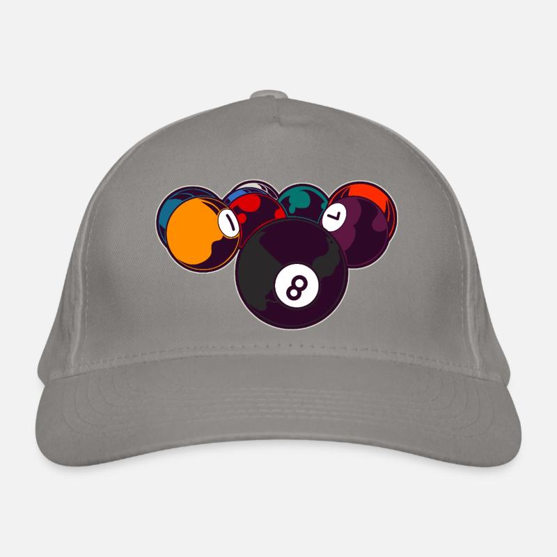 Billard 8 Ball Bio-Baseballkappe