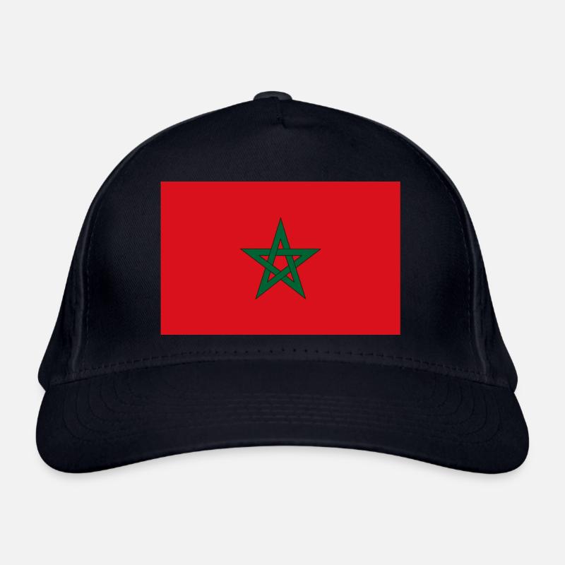 Drapeau du Maroc Casquette classique bio