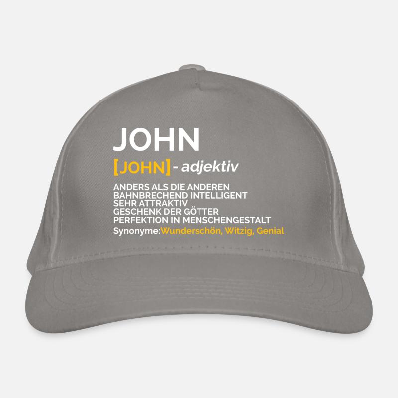 John Bio-Baseballkappe