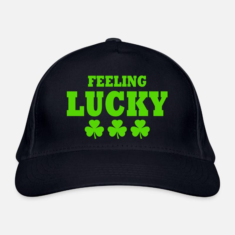 feeling lucky Bio-Baseballkappe