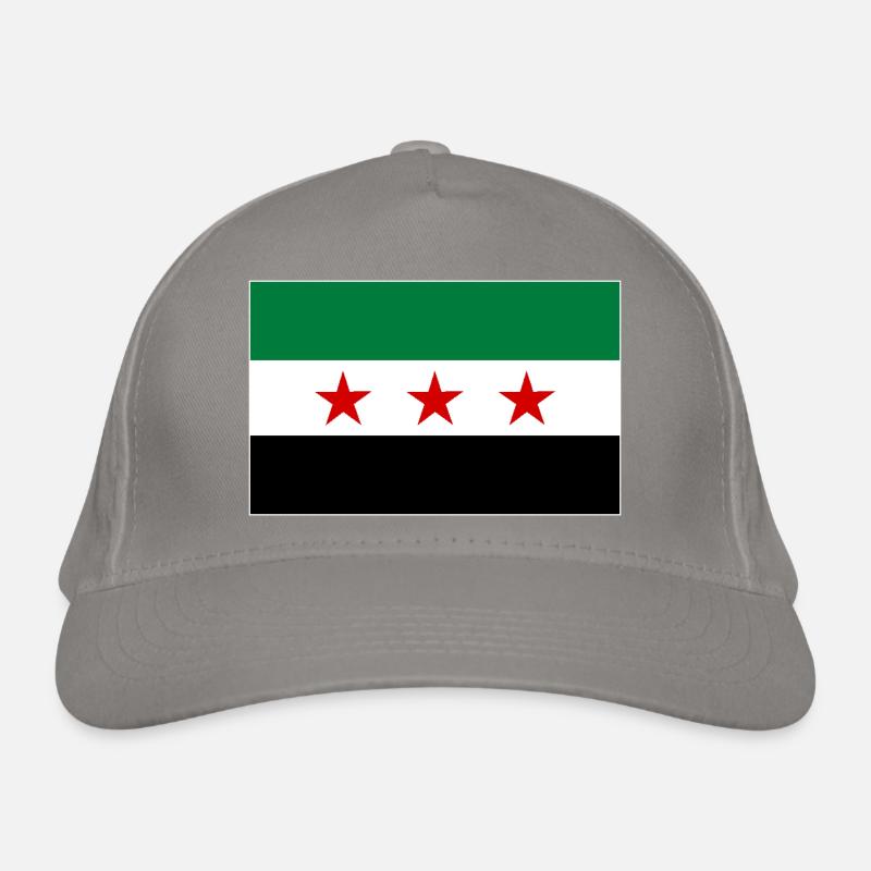 Syria Flag Organic Baseball Cap