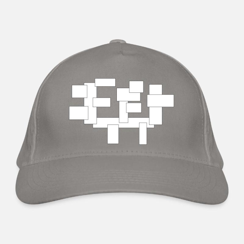 rectangles just squares in composition Organic Baseball Cap