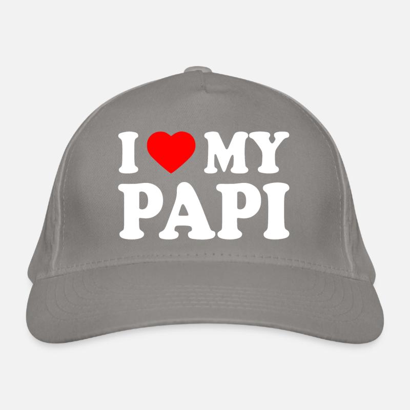 I love my papi Casquette classique bio