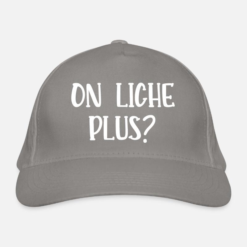 on liche plus Casquette classique bio