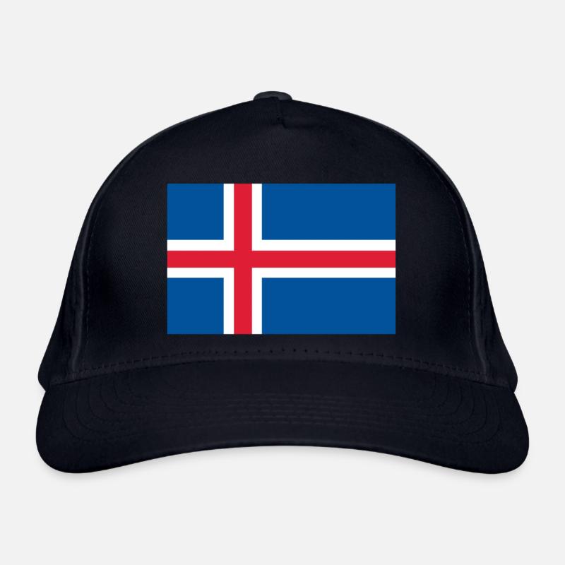 Drapeau de l’Islande Casquette classique bio