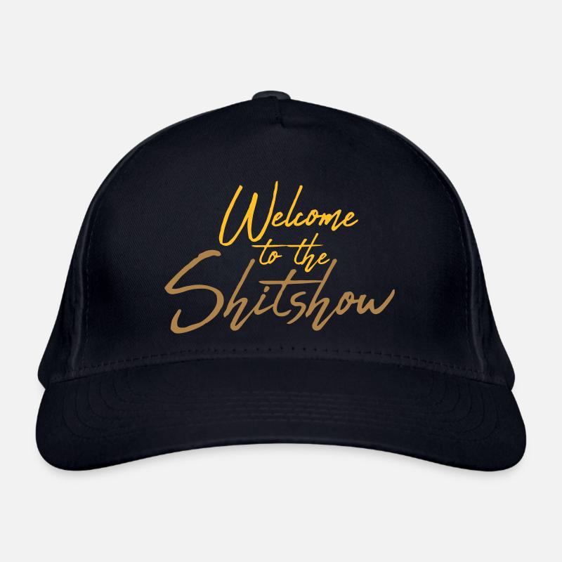 Logo Welcome Shitshow Organic Baseball Cap