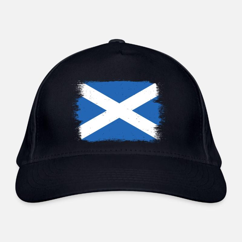 Drapeau écossais Drapeau écossais Alba GB Royaume-Uni Casquette classique bio