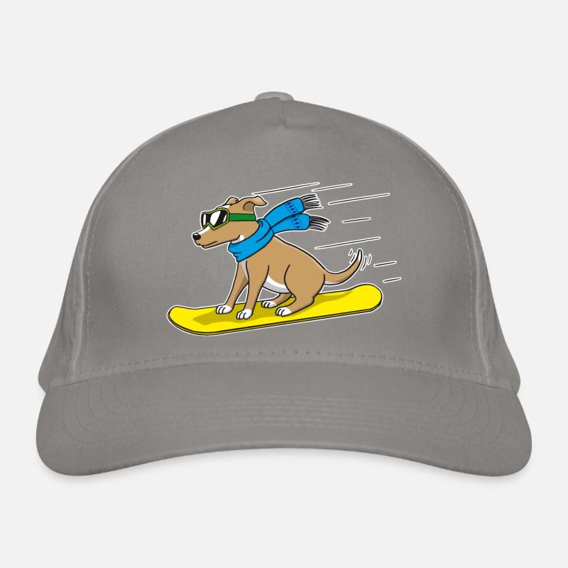 Chien de snowboard Casquette classique bio