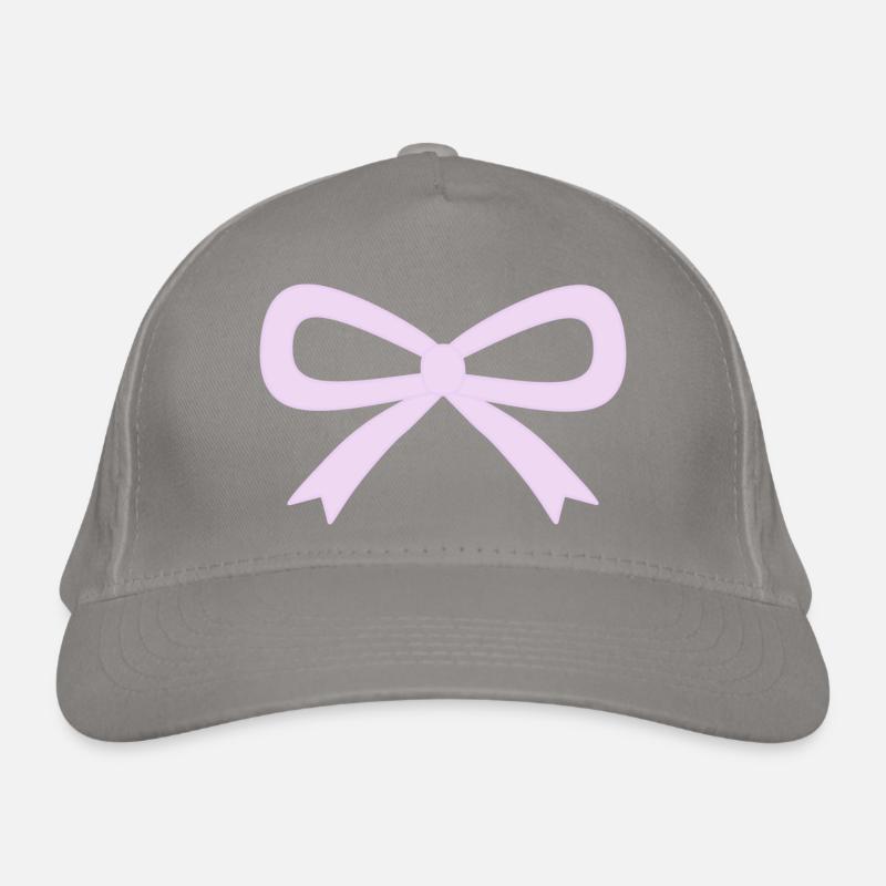 Lilac Bow Organic Baseball Cap