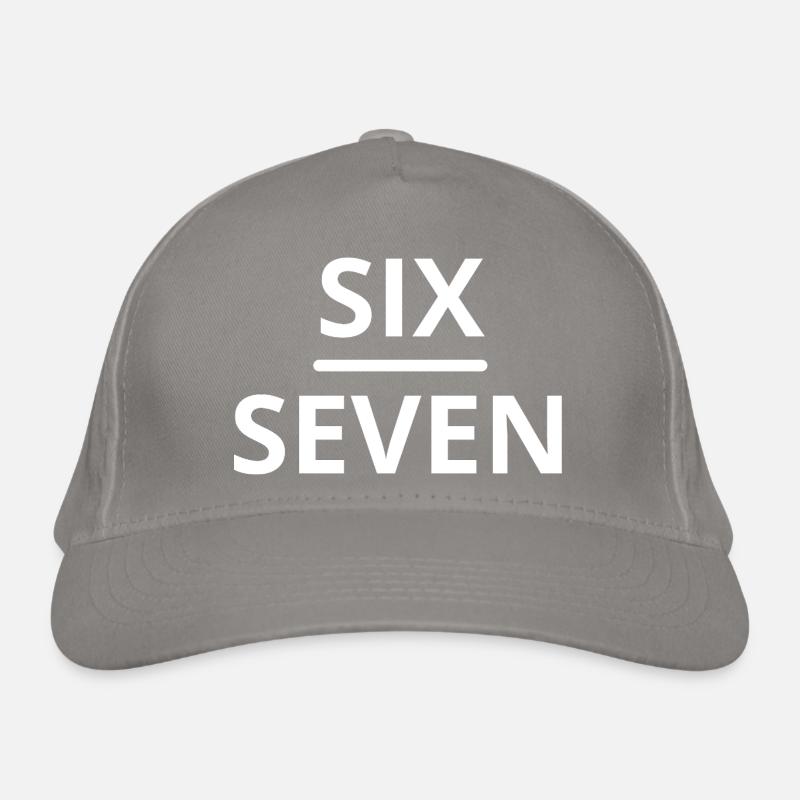 Six Seven Meme Design Organic Baseball Cap
