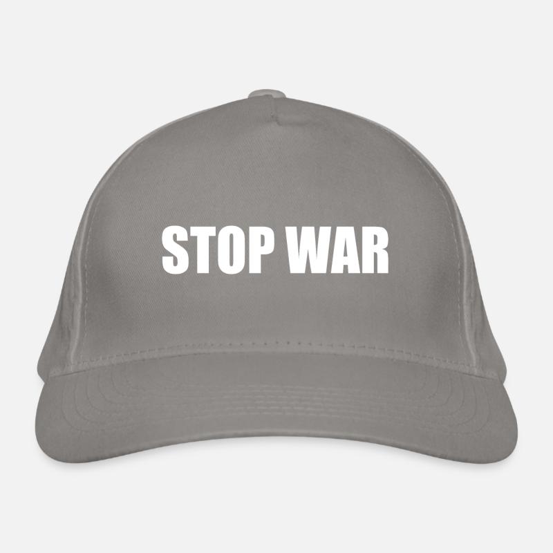 Stop war Organic Baseball Cap