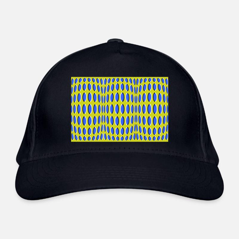 optical illusion Organic Baseball Cap
