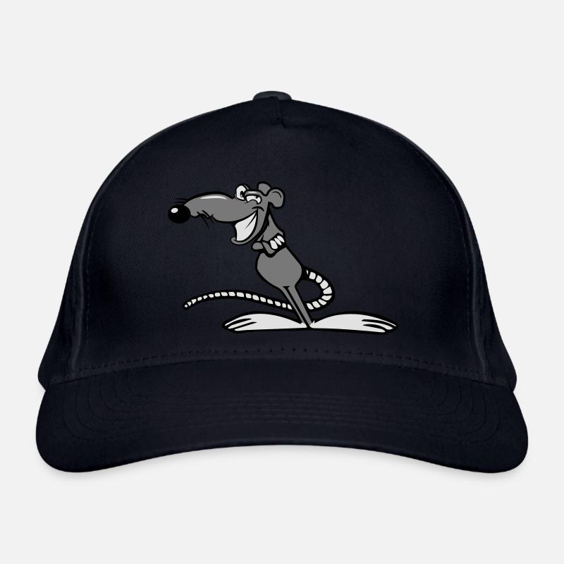 rat funny cool Organic Baseball Cap