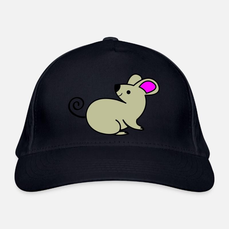 Mouse Organic Baseball Cap