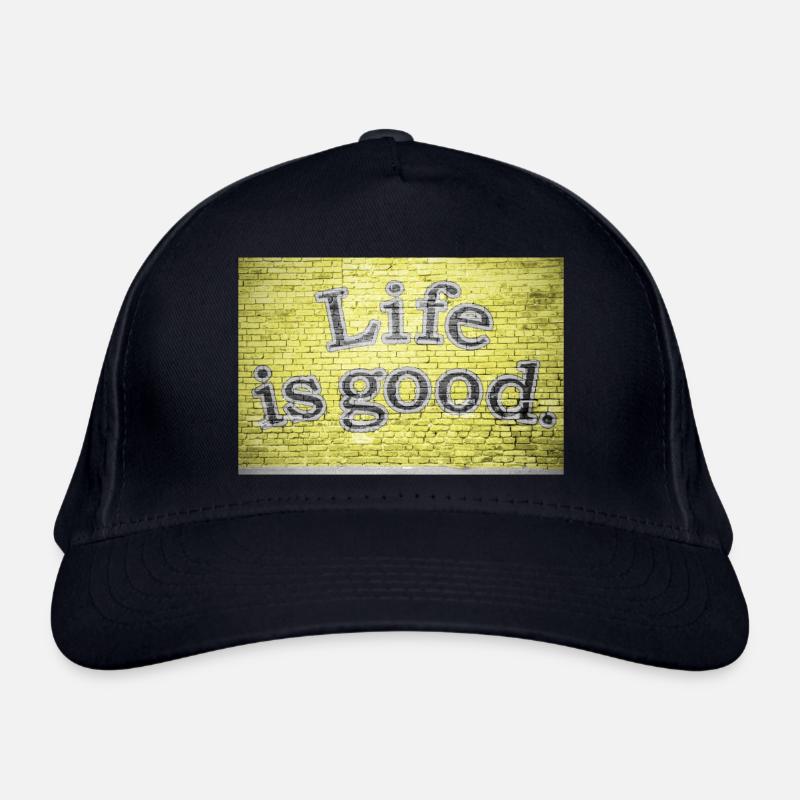 La vie est bonne Graffiti Casquette classique bio