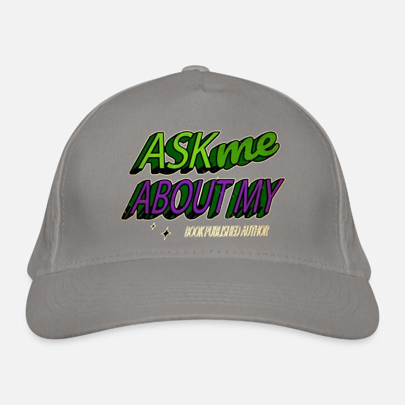 copywriter gift idea costume funny write Bio-Baseballkappe