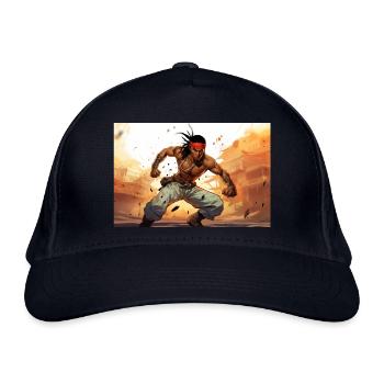 Kenuah Attack - Organic Baseball Cap - navy - Front