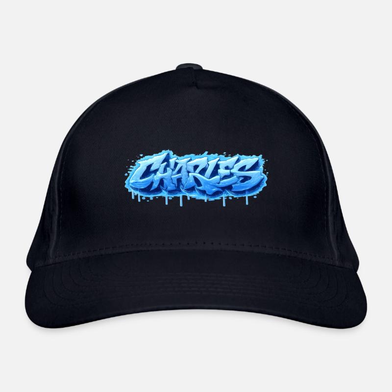 Graffiti Charles Name Gift Ideal Printable Organic Baseball Cap