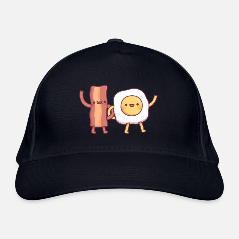 Cute Bacon And Egg Best Friends Organic Baseball Cap