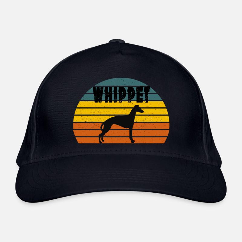 Whippet Silhouette' Cool Dog Whippet - Bio-Baseballkappe - Navy