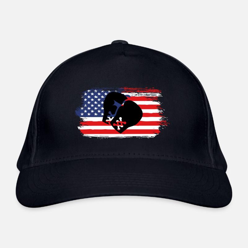 Boxen USA Boxing Boxer - Bio-Baseballkappe - Navy