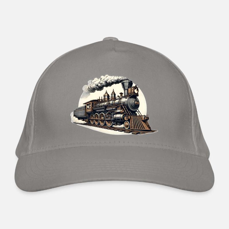 Western Dampflok-Dampflok Grafik Bio-Baseballkappe