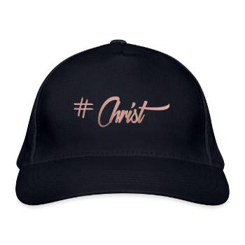 Christ - Bio-Baseballkappe - Navy - Vorne