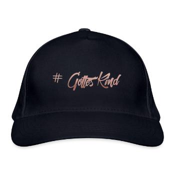 Gottes Kind - Bio-Baseballkappe - Navy - Vorne
