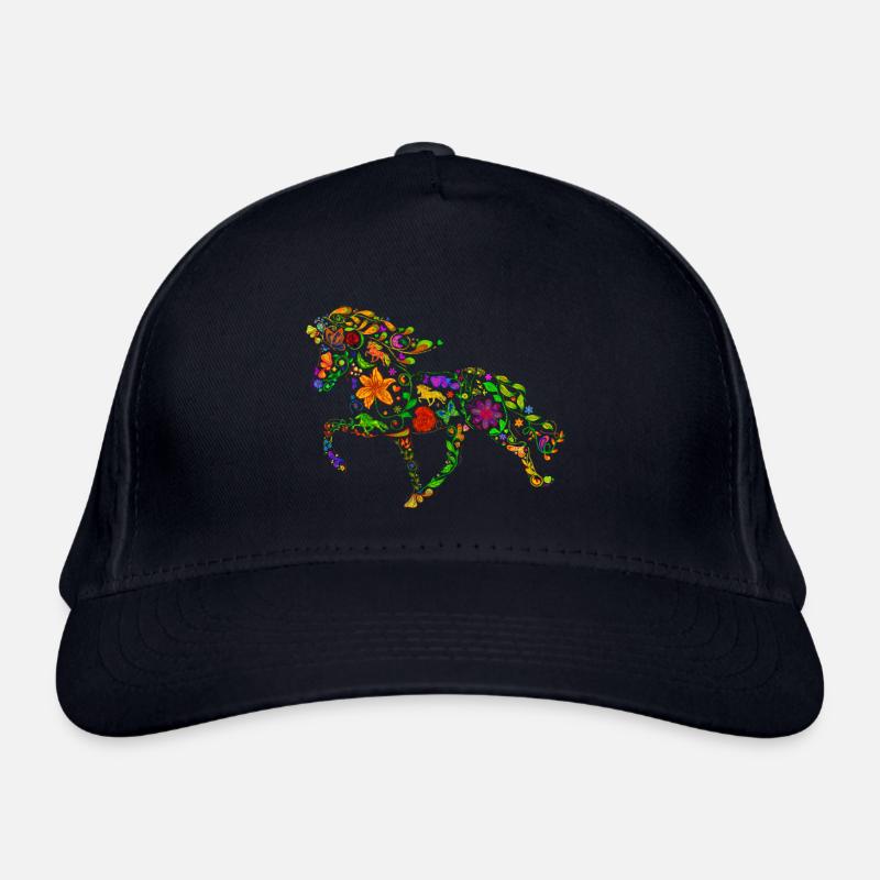 Isi Blume farbig Bio-Baseballkappe