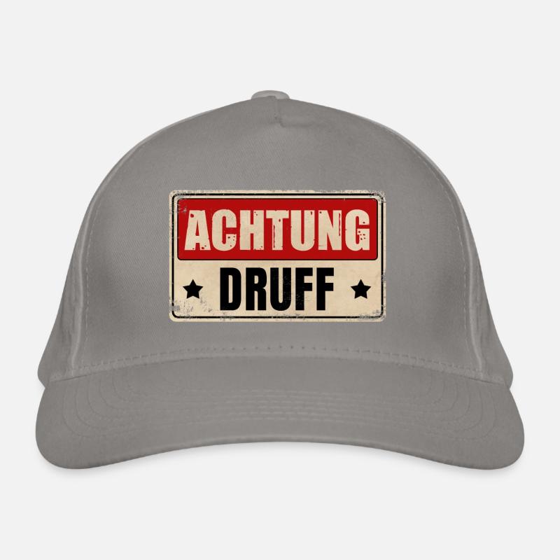 ACHTUNG DRUFF Bio-Baseballkappe