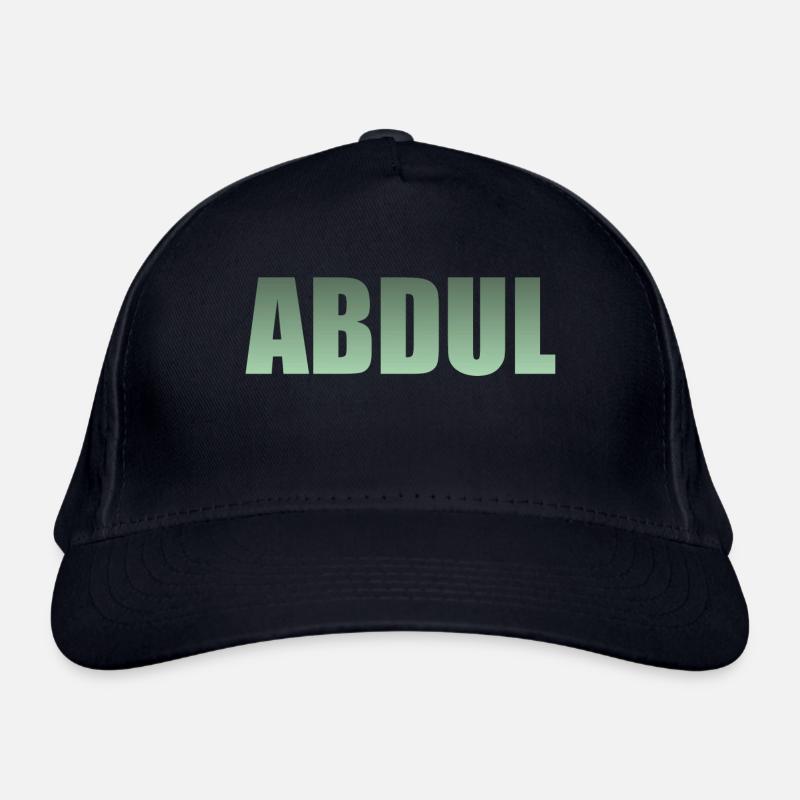 First name: Abdul - green gradient Organic Baseball Cap