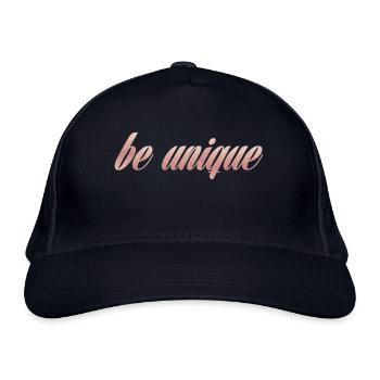 be unique - Bio-Baseballkappe - Navy - Vorne