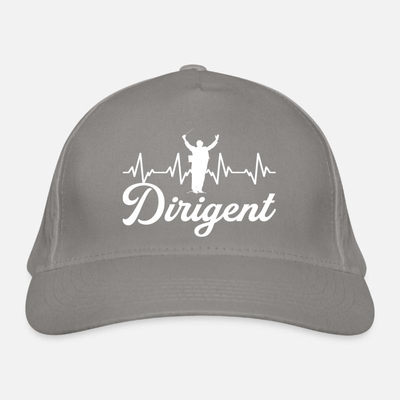 Dirigent Dirigentin Dirigieren Chor Herzschlag Bio-Baseballkappe