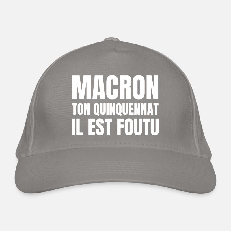 Macron, réforme des retraites Casquette classique bio
