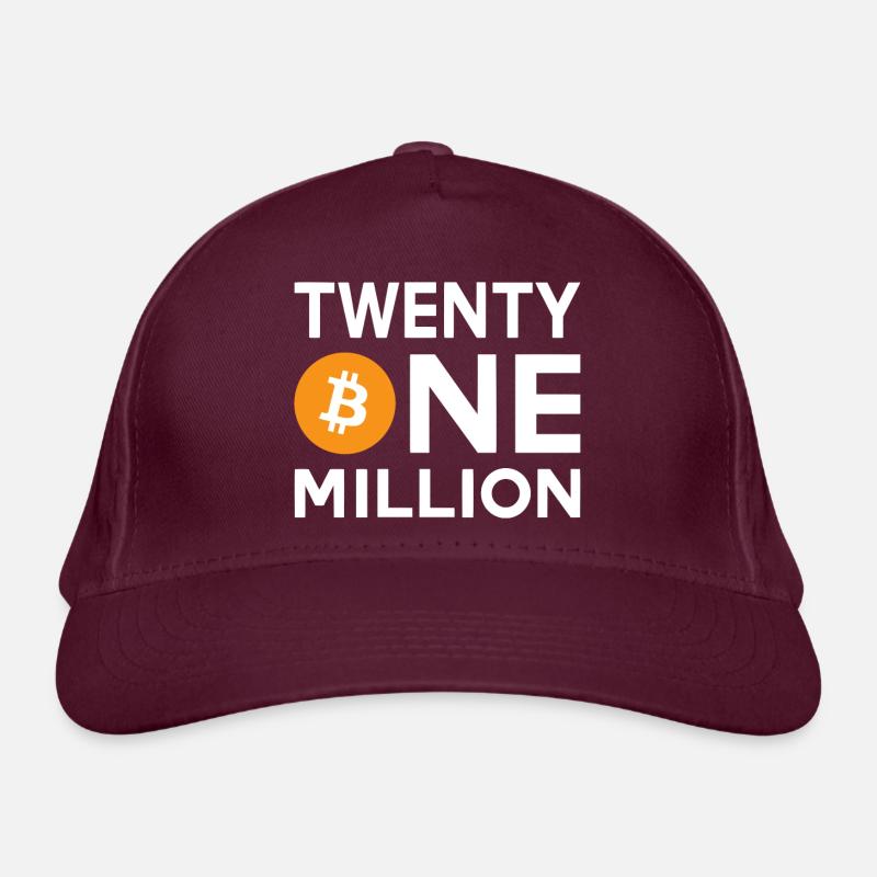 Bitcoin Twenty One Million Organic Baseball Cap