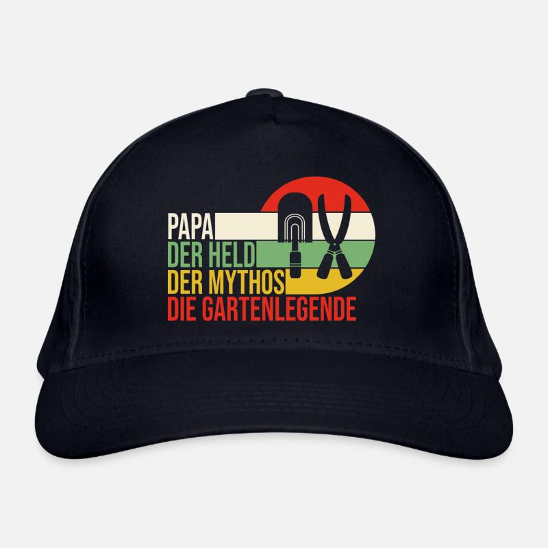 Papa Der Held Der Mythos Die Gartenlegende Retro Bio-Baseballkappe