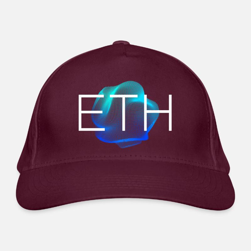 Crypto-monnaie ETH Blockchain Casquette classique bio