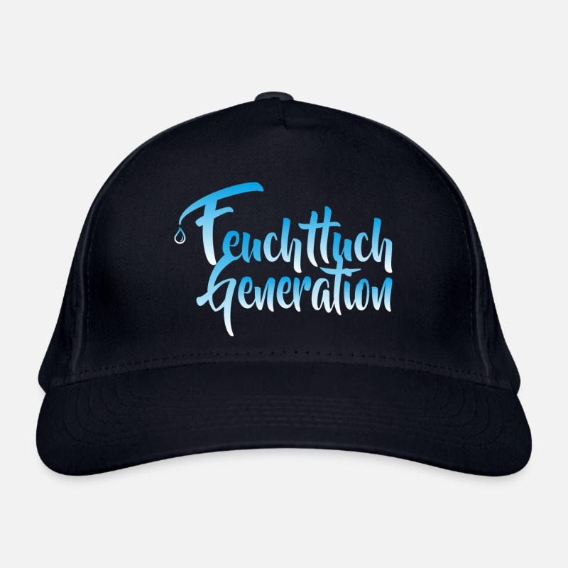 feuchttuch blue Bio-Baseballkappe